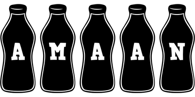 Amaan bottle logo