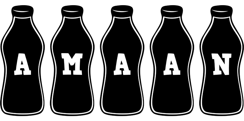 Amaan bottle logo