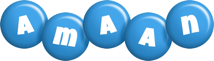 Amaan candy-blue logo