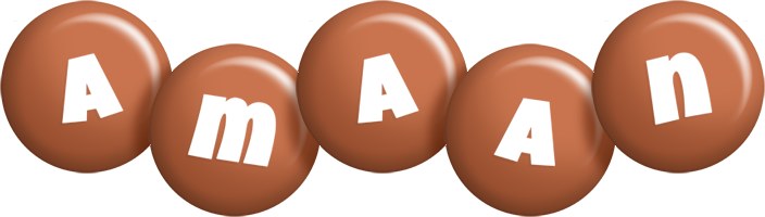 Amaan candy-brown logo