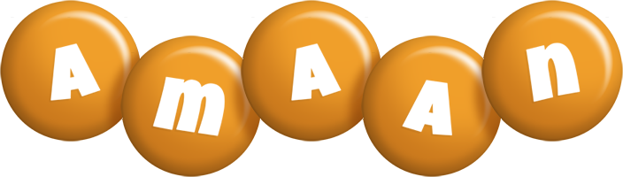 Amaan candy-orange logo