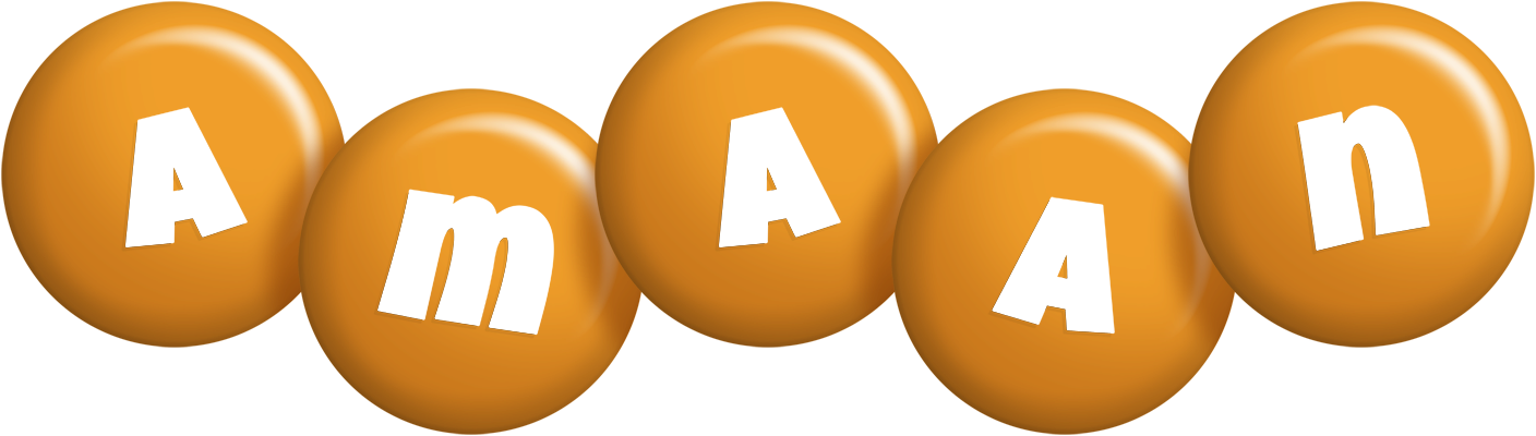 Amaan candy-orange logo