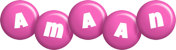 Amaan candy-pink logo