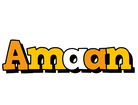 Amaan cartoon logo