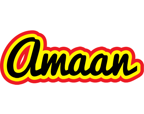 Amaan flaming logo