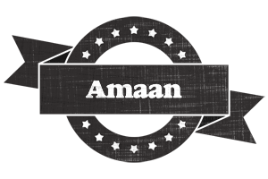 Amaan grunge logo