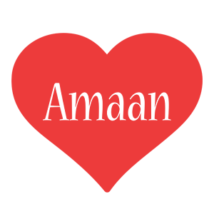 Amaan love logo