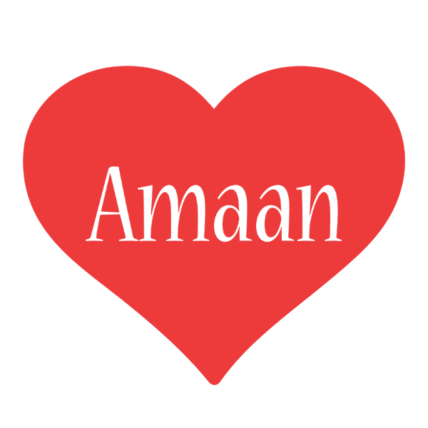 Amaan love logo