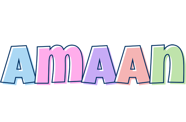 Amaan pastel logo