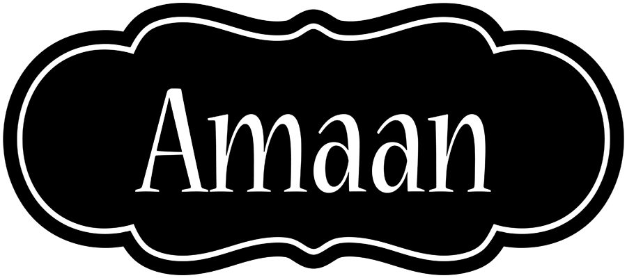 Amaan welcome logo
