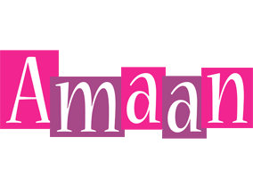 Amaan whine logo