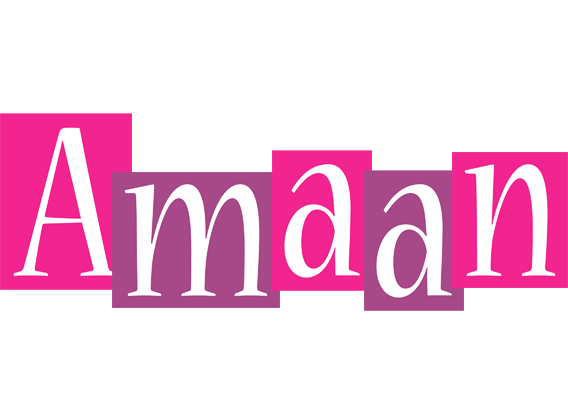Amaan whine logo