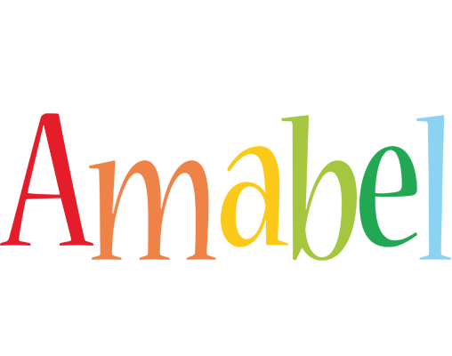Amabel birthday logo