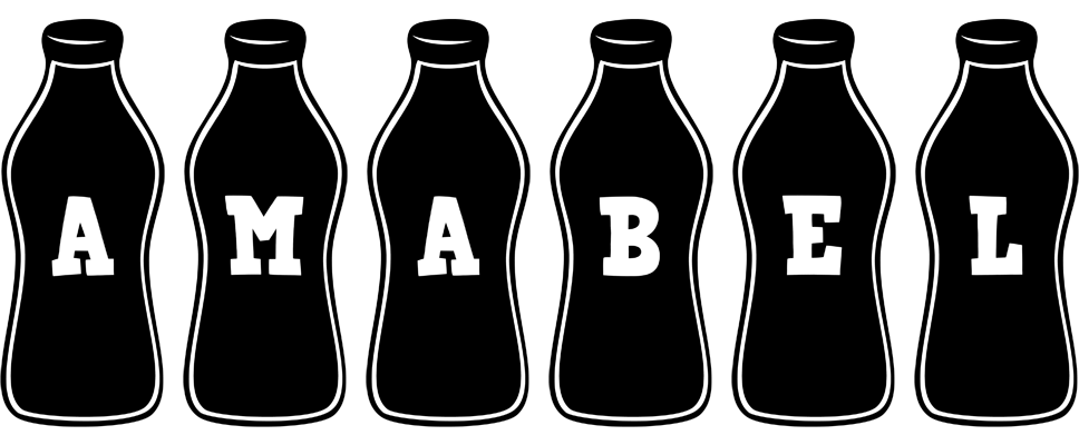 Amabel bottle logo