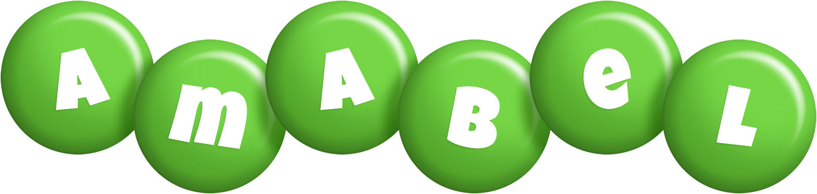 Amabel candy-green logo