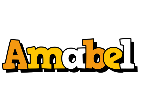 Amabel cartoon logo