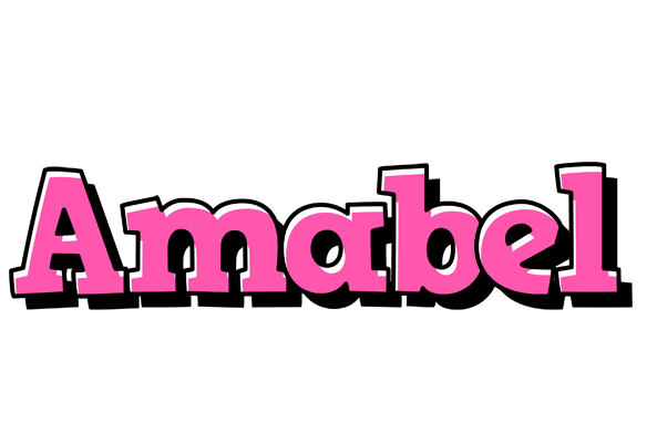 Amabel girlish logo