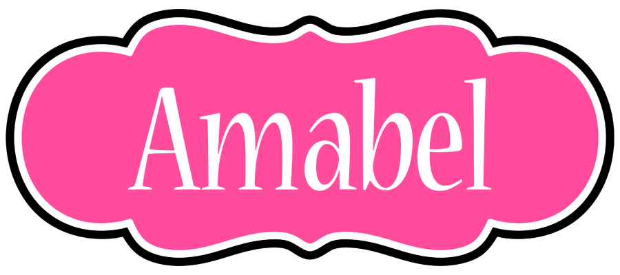 Amabel invitation logo