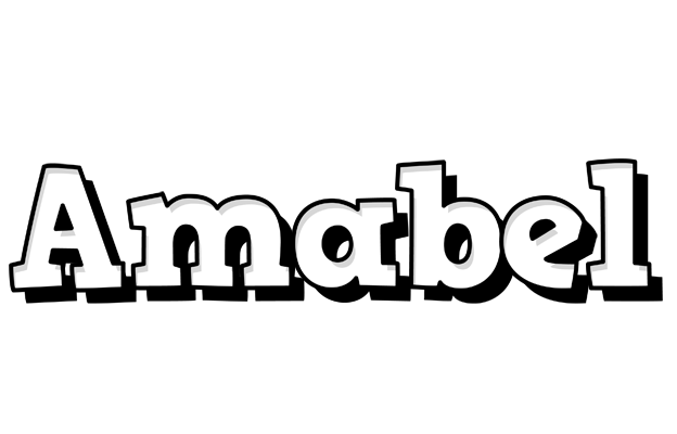 Amabel snowing logo