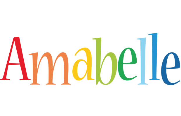 Amabelle birthday logo