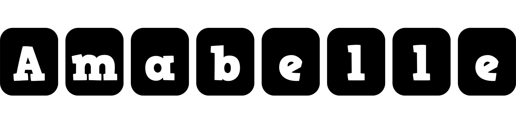Amabelle box logo