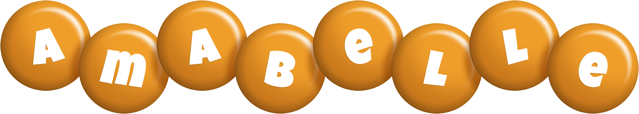 Amabelle candy-orange logo