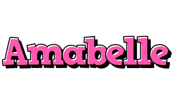 Amabelle girlish logo