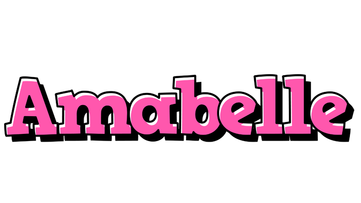 Amabelle girlish logo