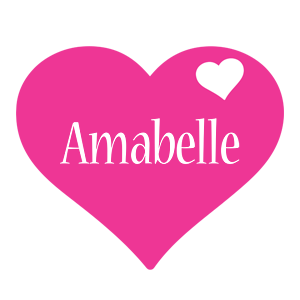 Amabelle love-heart logo