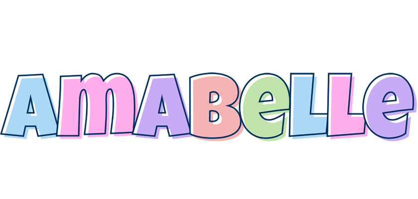 Amabelle pastel logo