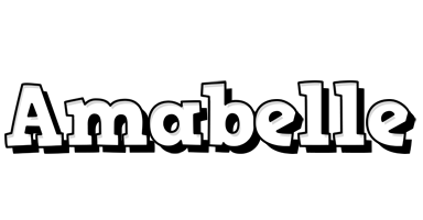 Amabelle snowing logo