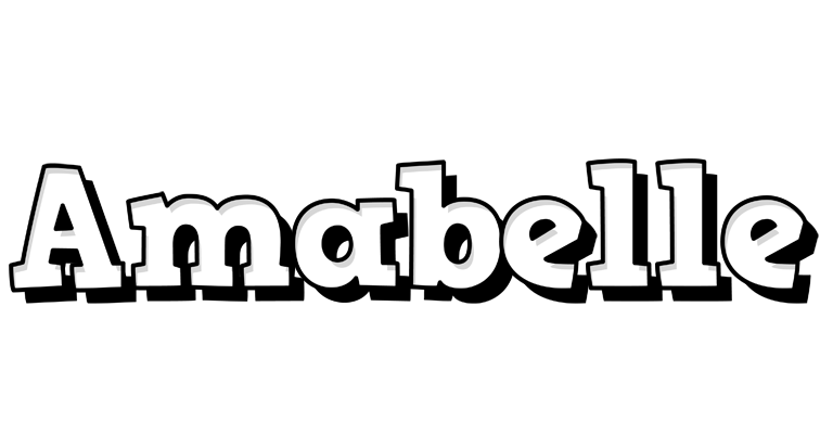 Amabelle snowing logo