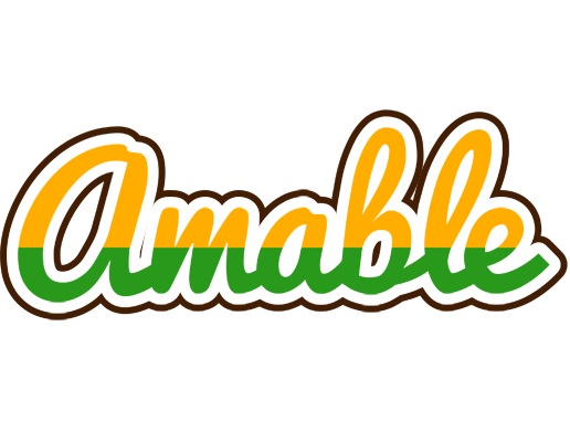 Amable banana logo