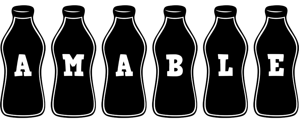 Amable bottle logo