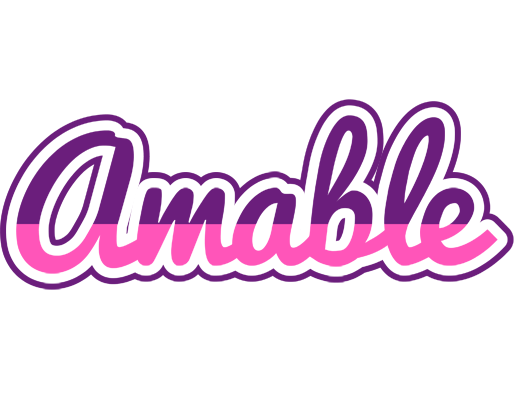 Amable cheerful logo
