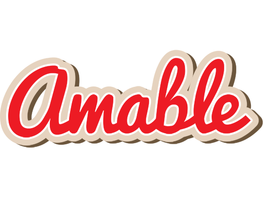 Amable chocolate logo
