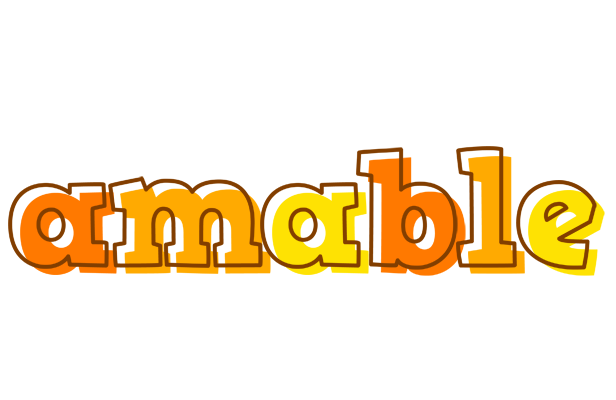 Amable desert logo