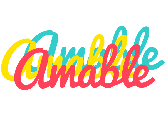 Amable disco logo
