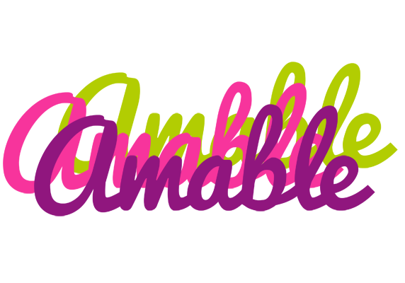 Amable flowers logo