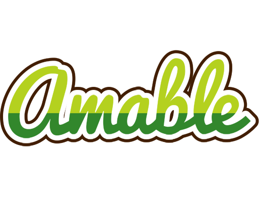 Amable golfing logo