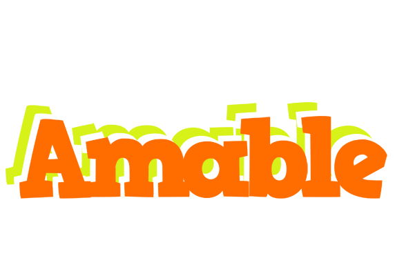 Amable healthy logo