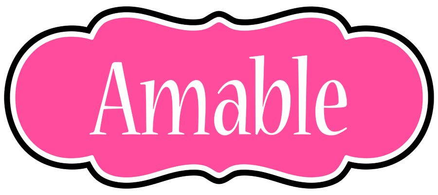 Amable invitation logo