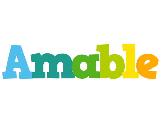 Amable rainbows logo