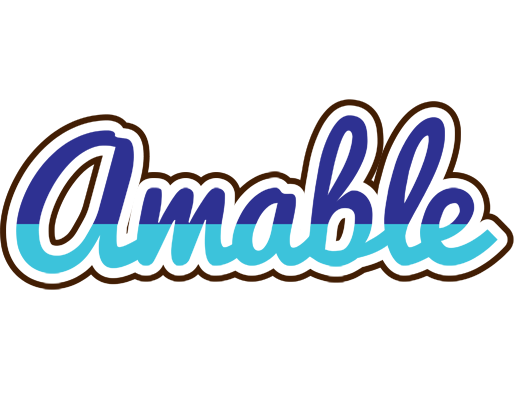 Amable raining logo