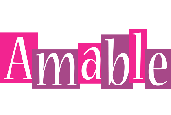 Amable whine logo