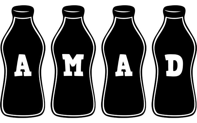 Amad bottle logo