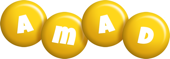 Amad candy-yellow logo
