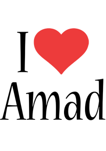 Amad i-love logo