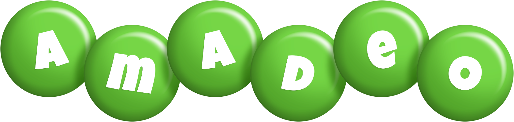 Amadeo candy-green logo