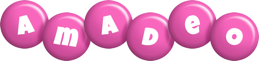 Amadeo candy-pink logo